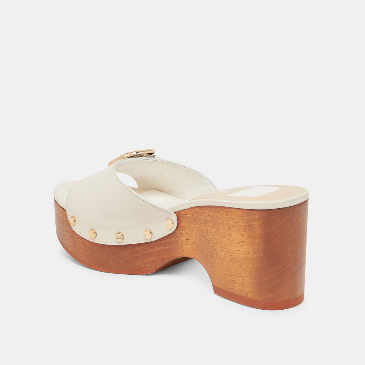 YALAH HEELS OFF WHITE LEATHER | Dolce Vita