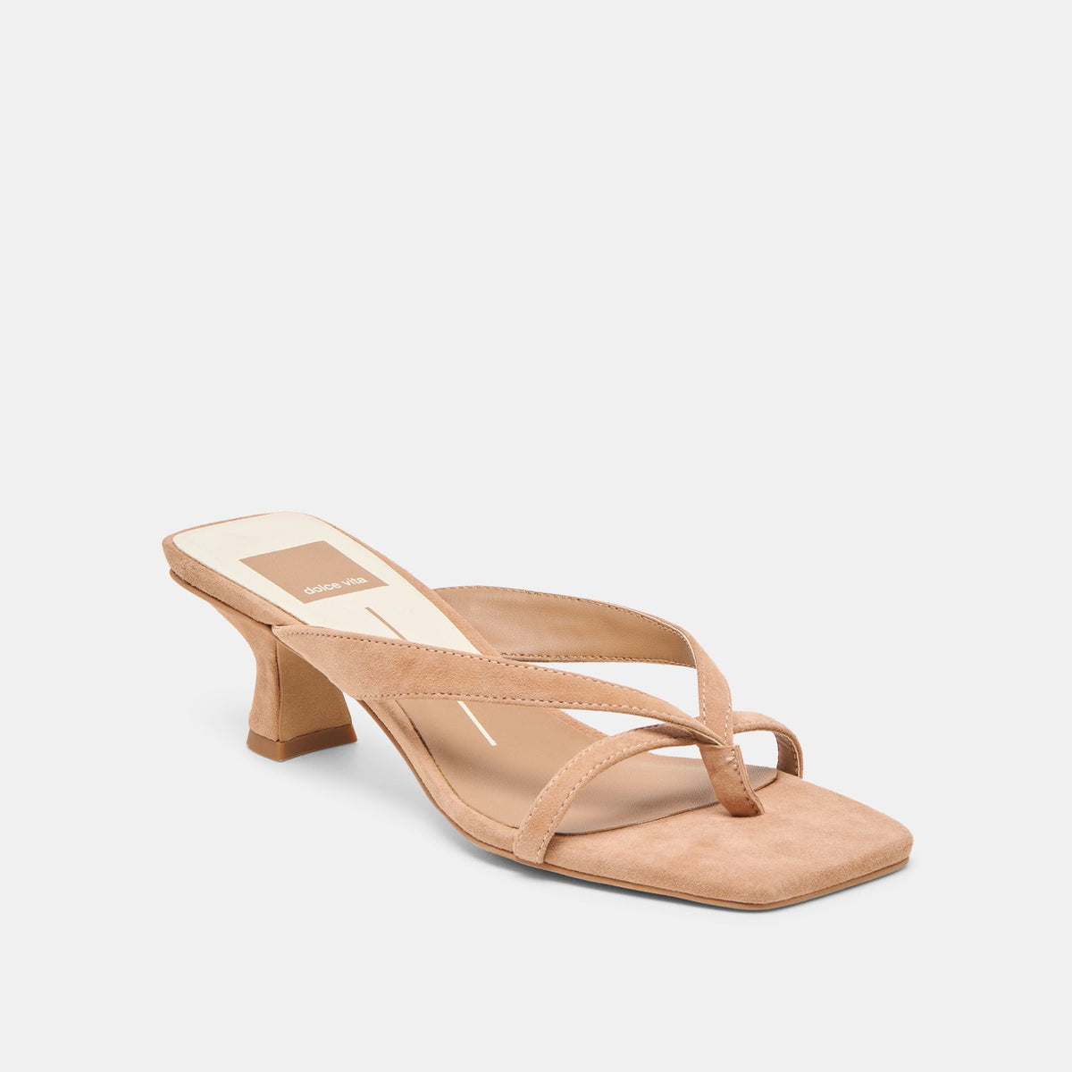 Brevel Toffee Suede Heels | Dolce Vita