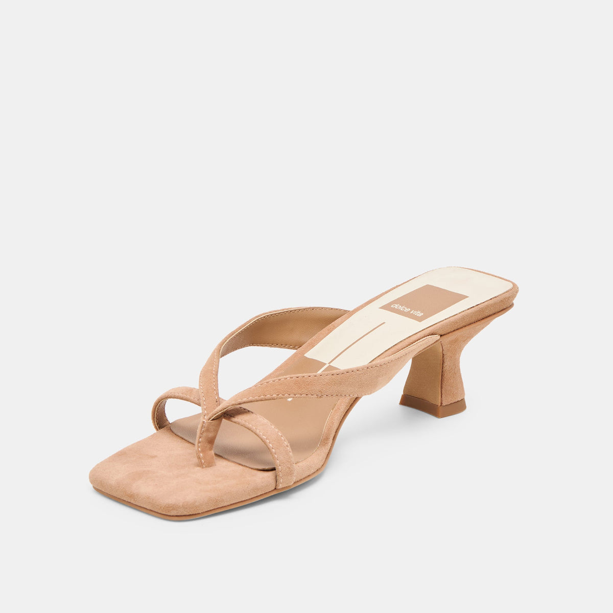 Brevel Toffee Suede Heels | Dolce Vita