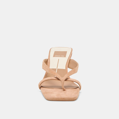 Brevel Toffee Suede Heels | Dolce Vita
