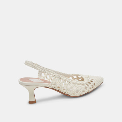 OLYMPA HEELS WHITE STELLA | Dolce Vita