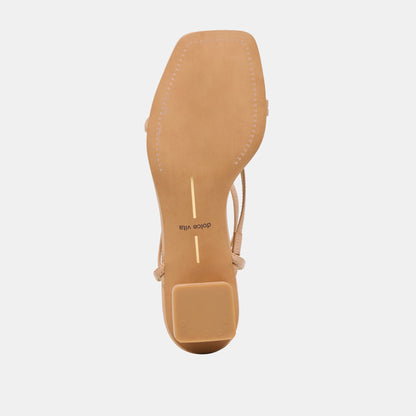 Karlos Lt Tan Leather Sandals | Dolce Vita