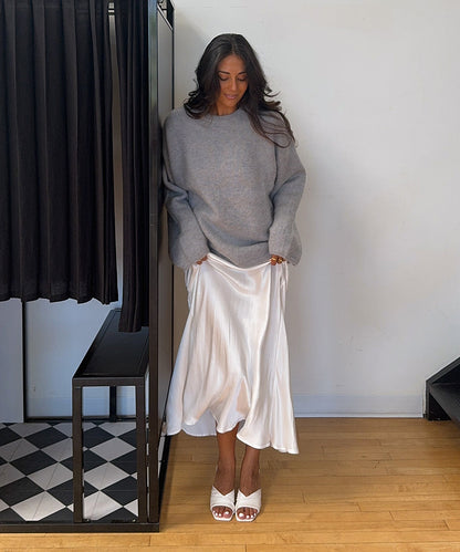 CARLAN HEELS OFF WHITE SILK | Dolce Vita