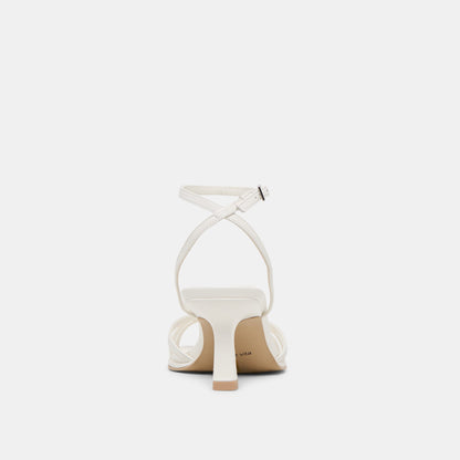 Manji True White Leather Heels | Dolce Vita