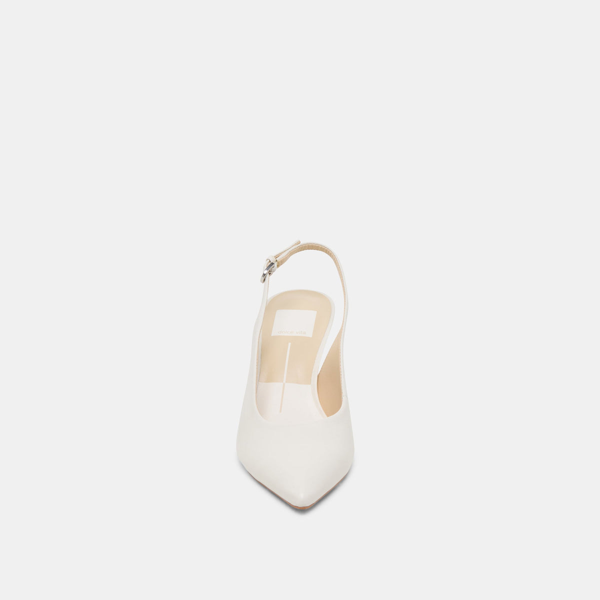 ELASI HEELS WHITE LEATHER | Dolce Vita