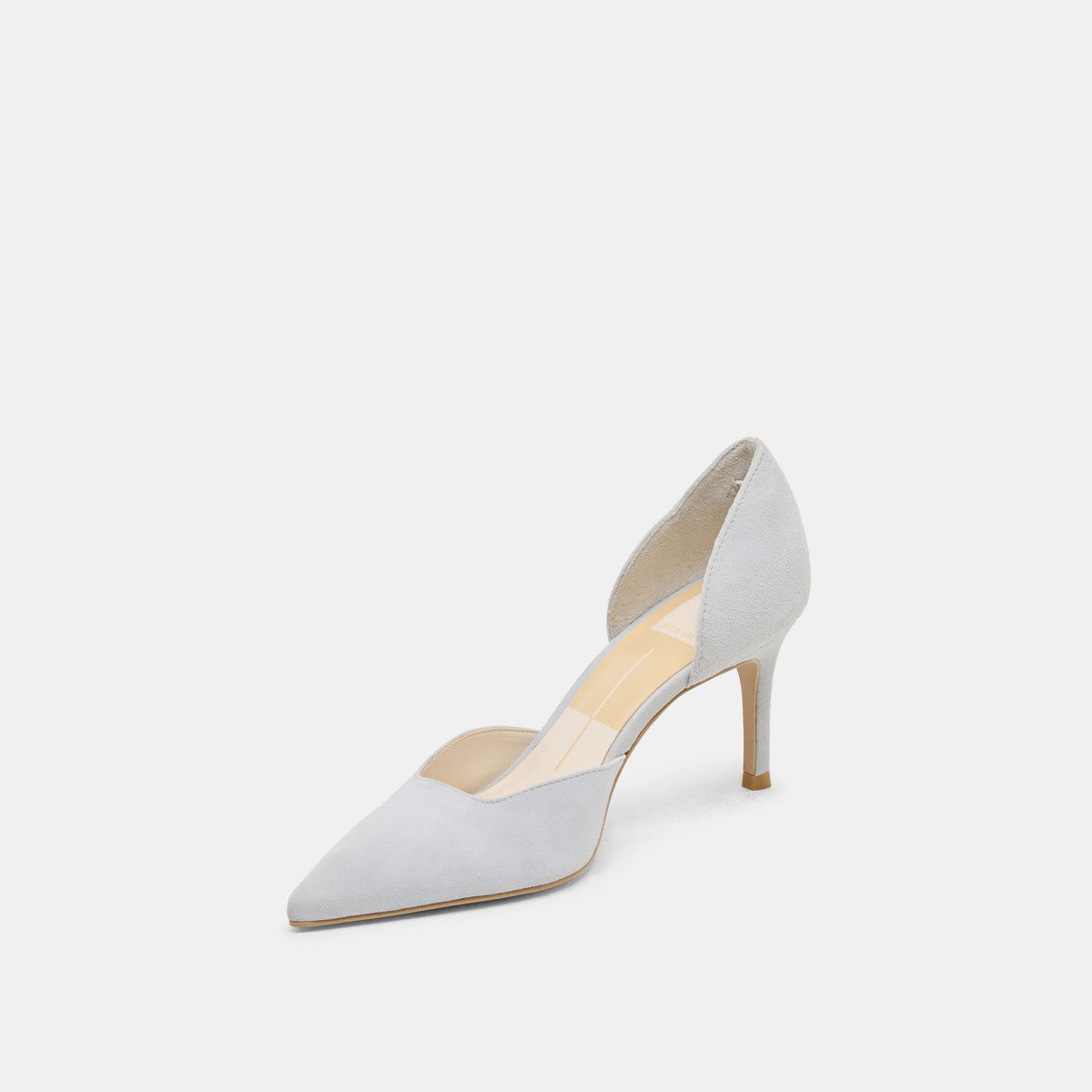ELOY HEELS LIGHT BLUE SUEDE | Dolce Vita