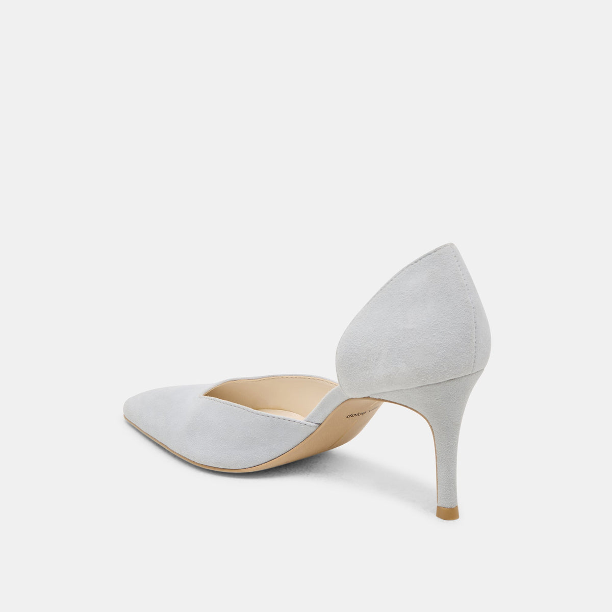 ELOY HEELS LIGHT BLUE SUEDE | Dolce Vita