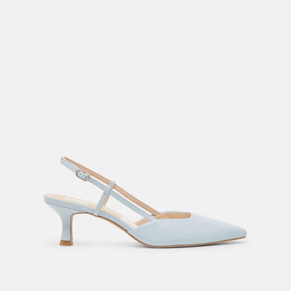 Odela Ice Blue Leather Heels | Dolce Vita