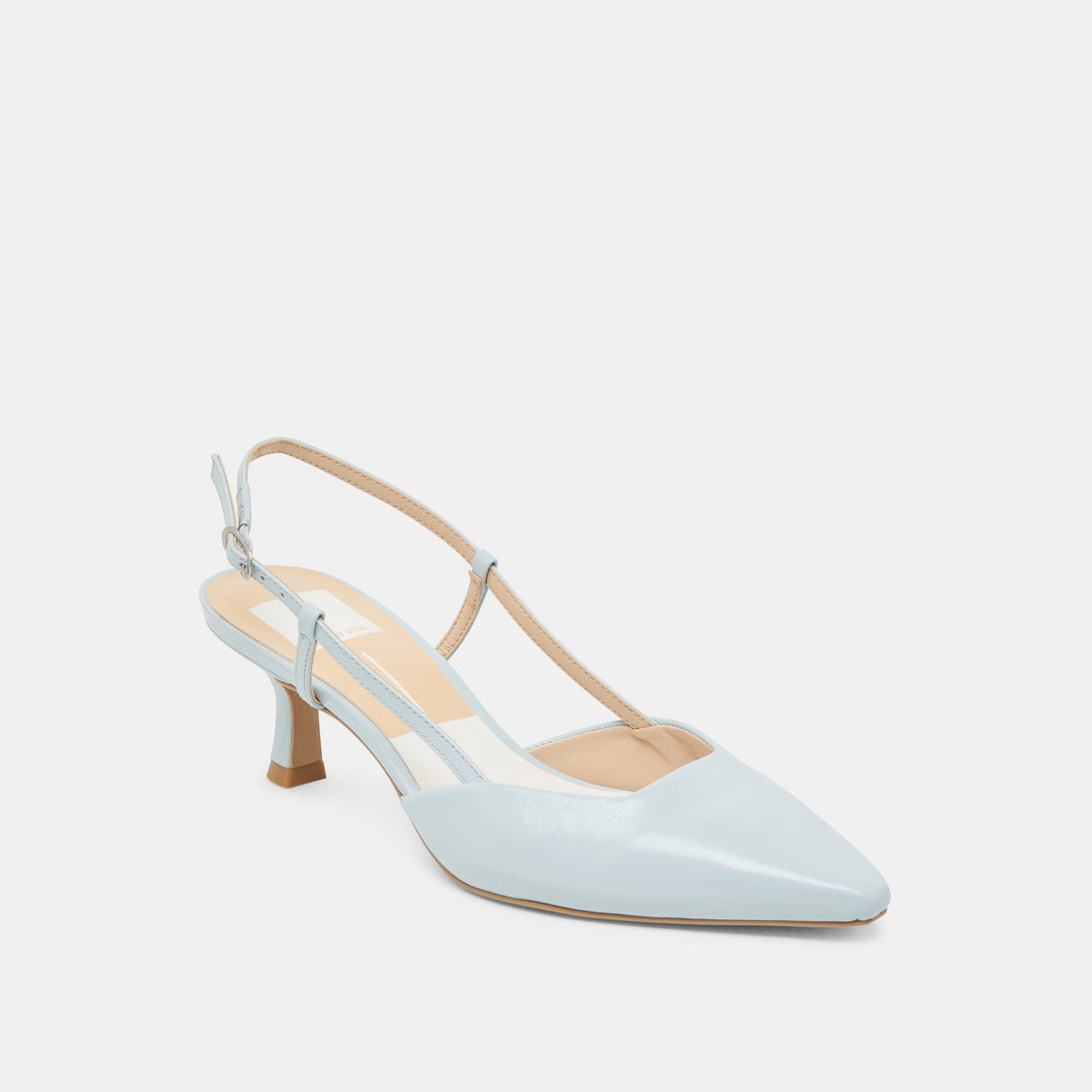 Odela Ice Blue Leather Heels | Dolce Vita