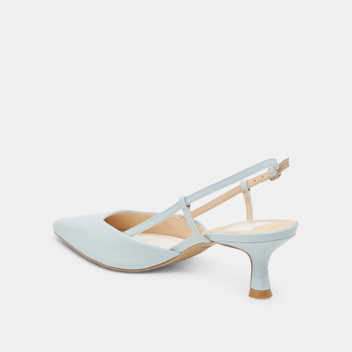 Odela Ice Blue Leather Heels | Dolce Vita