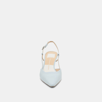 Odela Ice Blue Leather Heels | Dolce Vita