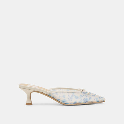 Cleo Blue Floral Mesh Heels | Dolce Vita