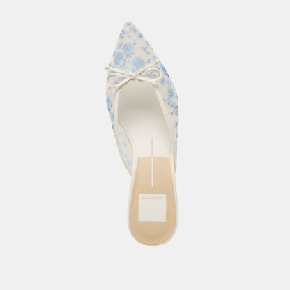 Cleo Blue Floral Mesh Heels | Dolce Vita