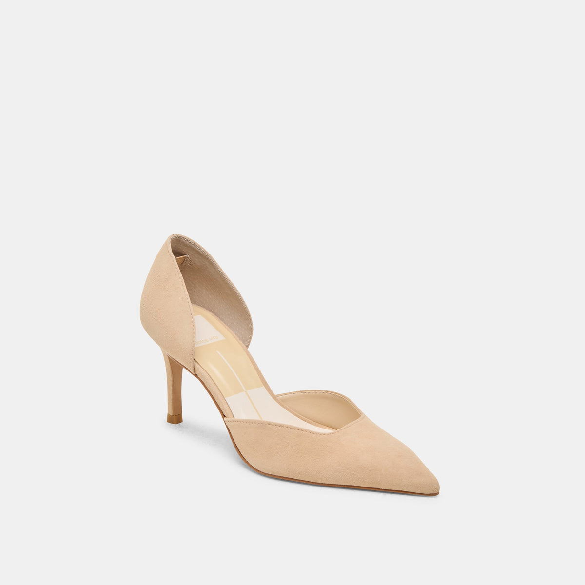 ELOY HEELS TAN SUEDE | Dolce Vita
