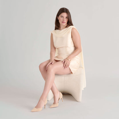 ELOY HEELS TAN SUEDE | Dolce Vita