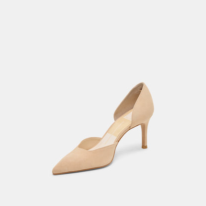 ELOY HEELS TAN SUEDE | Dolce Vita