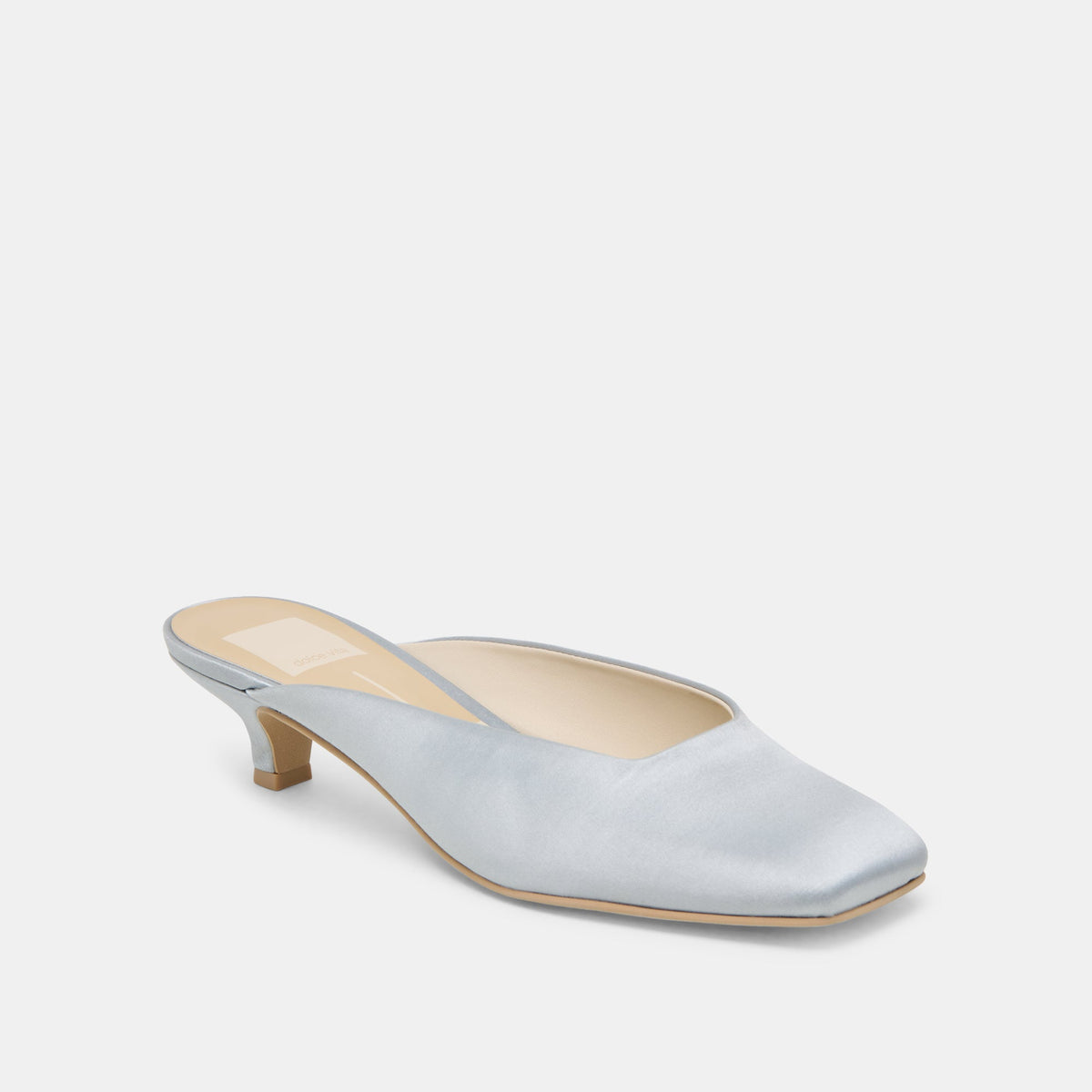 UMARA HEELS LIGHT BLUE SATIN | Dolce Vita