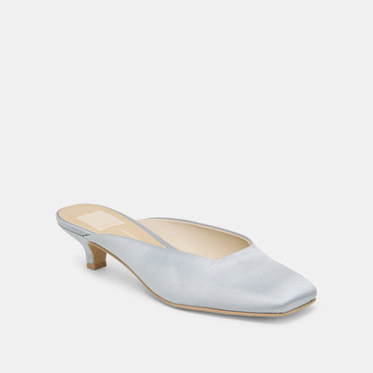 UMARA HEELS LIGHT BLUE SATIN | Dolce Vita