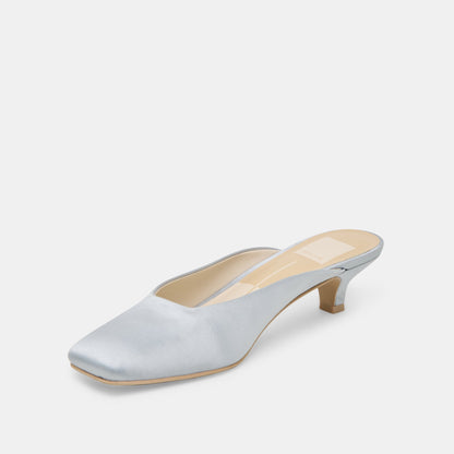UMARA HEELS LIGHT BLUE SATIN | Dolce Vita