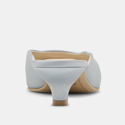UMARA HEELS LIGHT BLUE SATIN | Dolce Vita