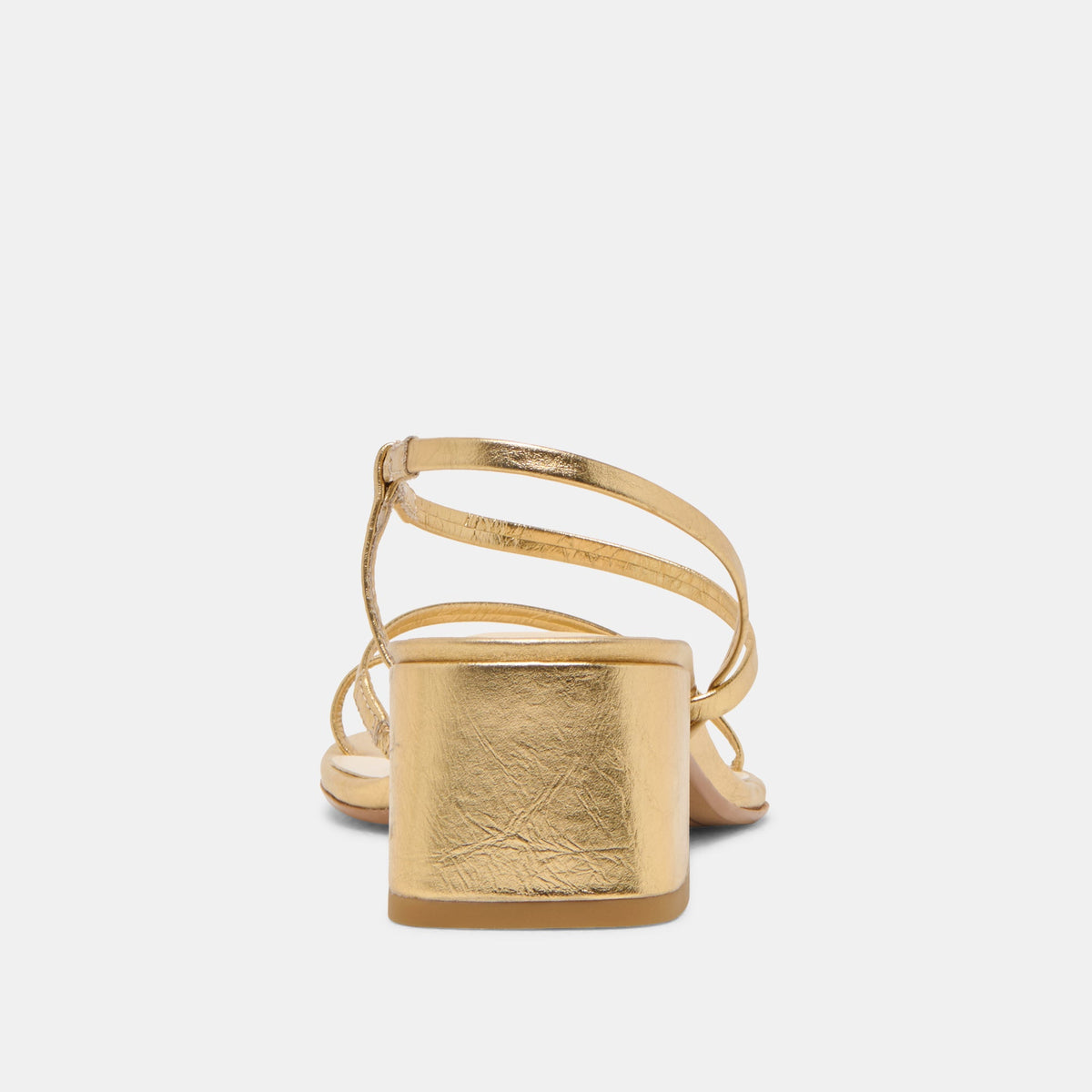 Trini Gold Leather Heels | Dolce Vita