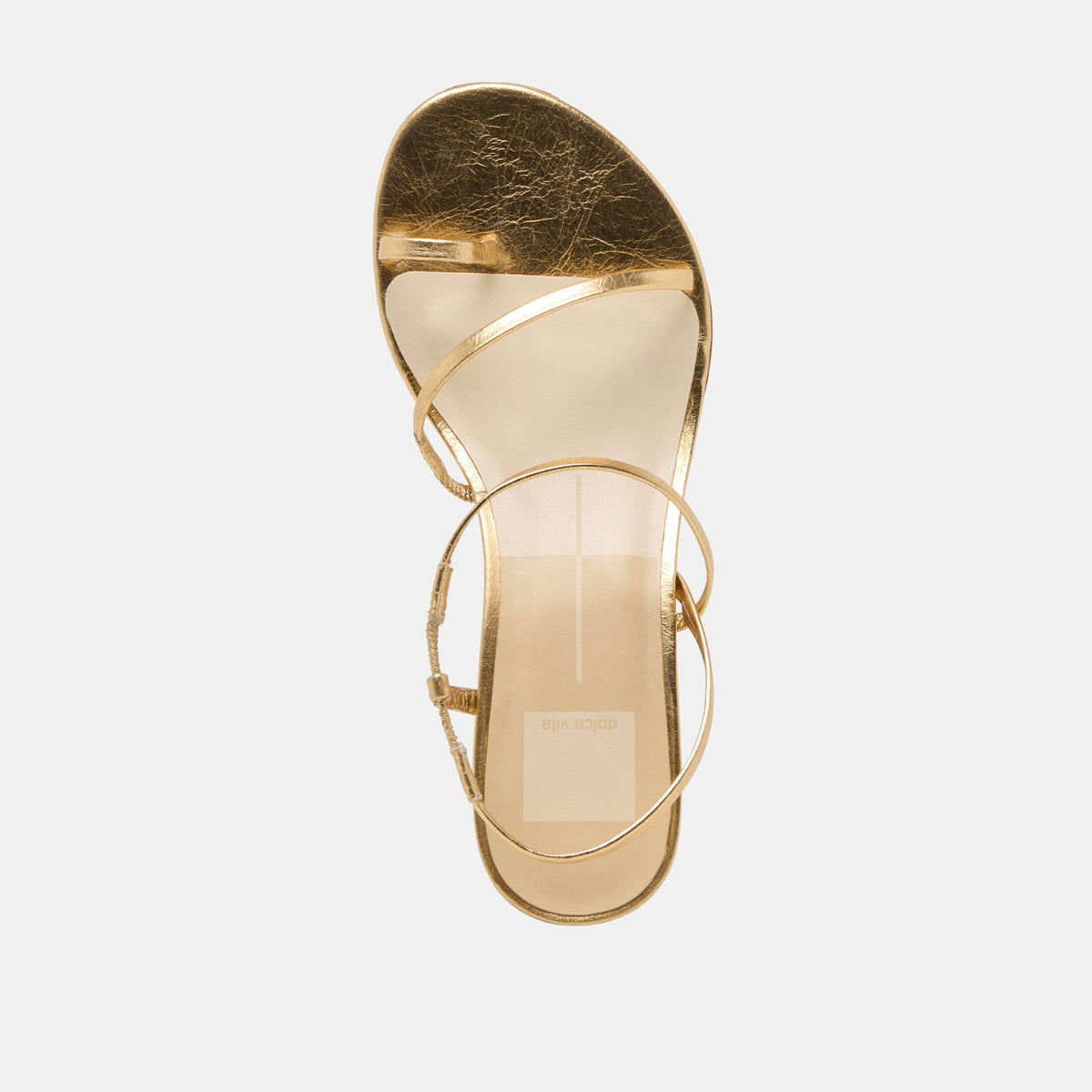 Trini Gold Leather Heels | Dolce Vita
