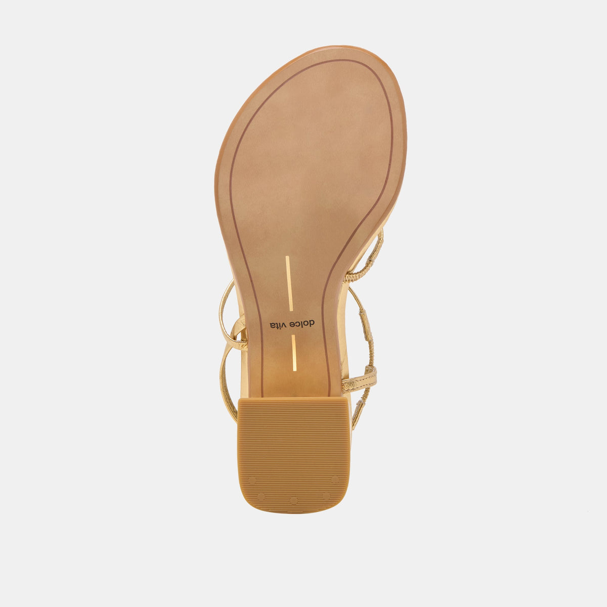 Trini Gold Leather Heels | Dolce Vita