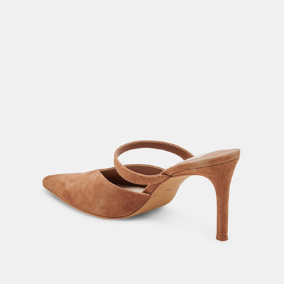 KANIKA HEELS PECAN SUEDE | Dolce Vita