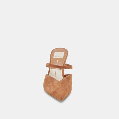 KANIKA HEELS PECAN SUEDE | Dolce Vita