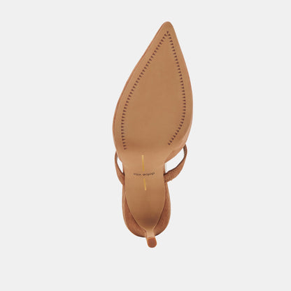 KANIKA HEELS PECAN SUEDE | Dolce Vita