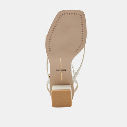 KARLOS SANDALS BONE LEATHER | Dolce Vita