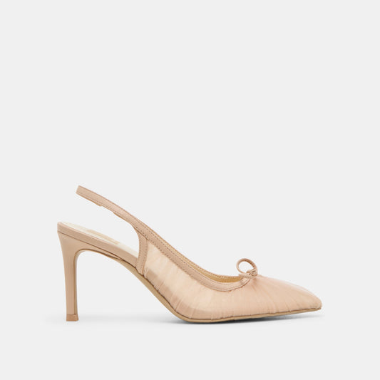 Yela Praline Tulle Heels | Dolce Vita