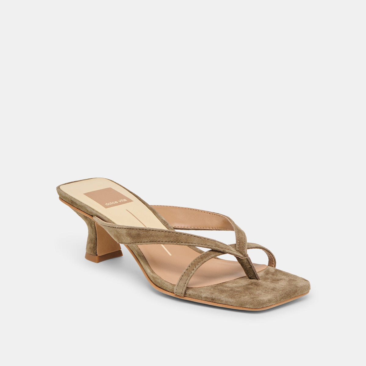 Brevel Olive Suede Heels | Dolce Vita