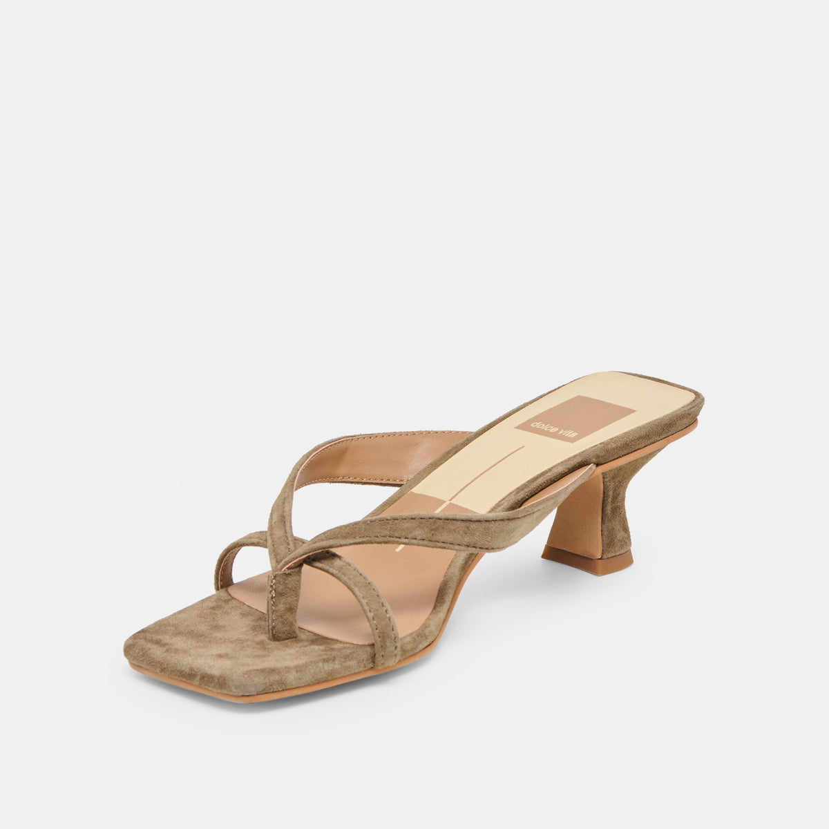 Brevel Olive Suede Heels | Dolce Vita