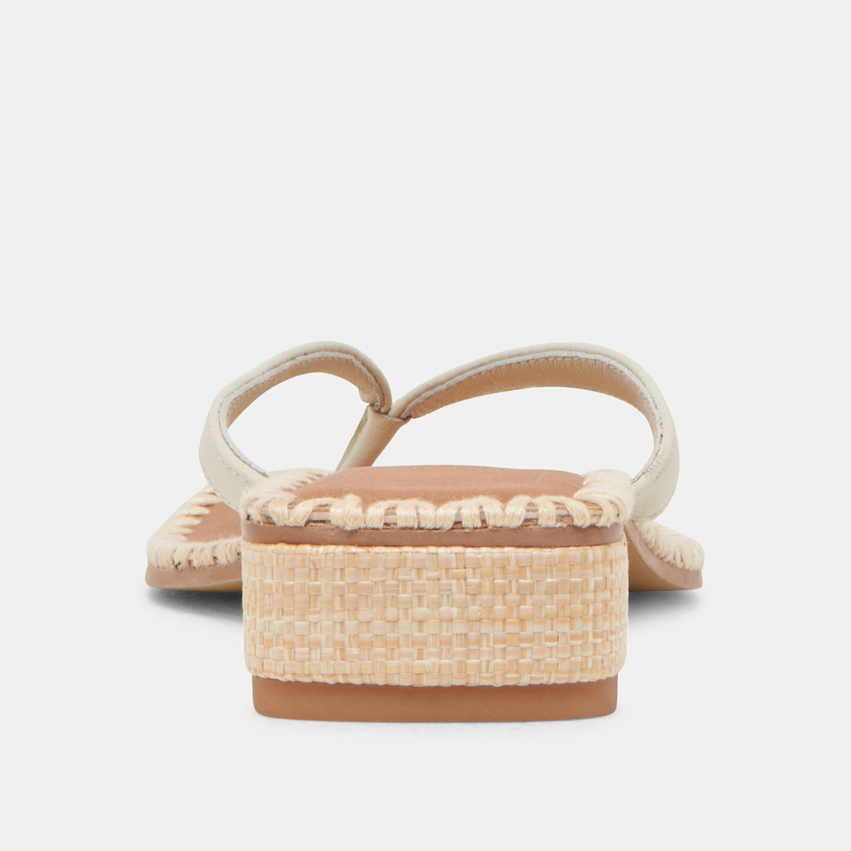 BARTY SANDALS WHITE LEATHER | Dolce Vita
