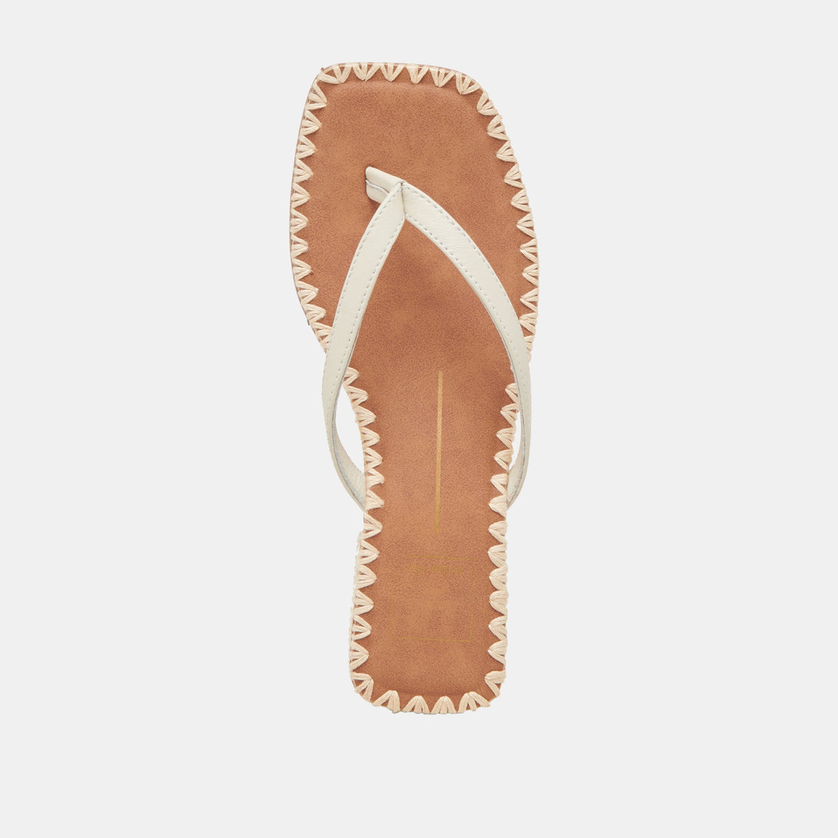 BARTY SANDALS WHITE LEATHER | Dolce Vita