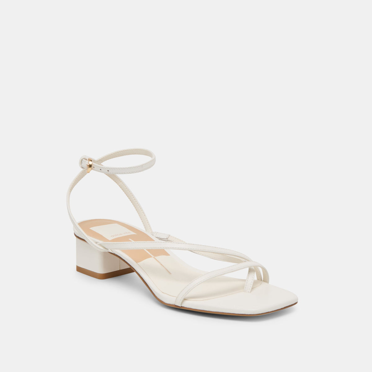 Karlos True White Leather Sandals | Dolce Vita