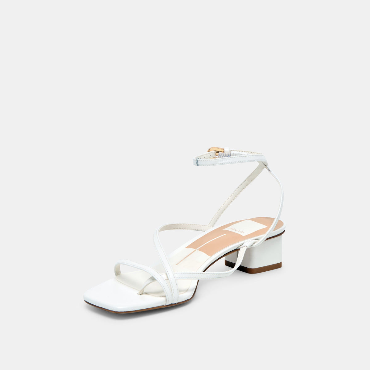 Karlos True White Leather Sandals | Dolce Vita