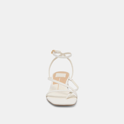 Karlos True White Leather Sandals | Dolce Vita