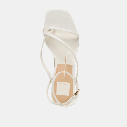 Karlos True White Leather Sandals | Dolce Vita