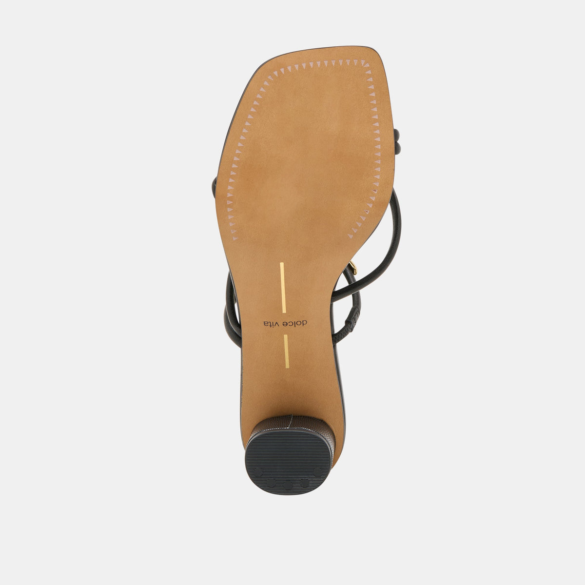 NAIRA HEELS BLACK LEATHER | Dolce Vita