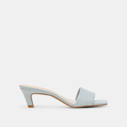 Rexa Ice Blue Leather Heels | Dolce Vita