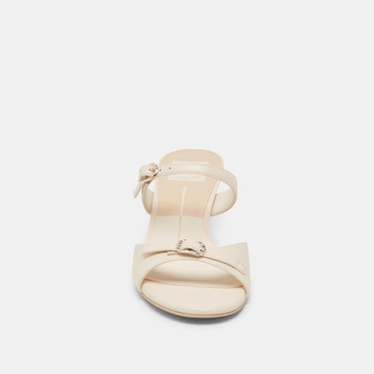 LORALI HEELS CREME LEATHER | Dolce Vita