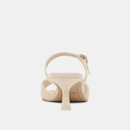 LORALI HEELS CREME LEATHER | Dolce Vita