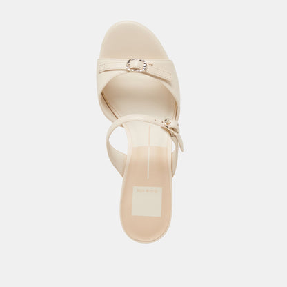 LORALI HEELS CREME LEATHER | Dolce Vita