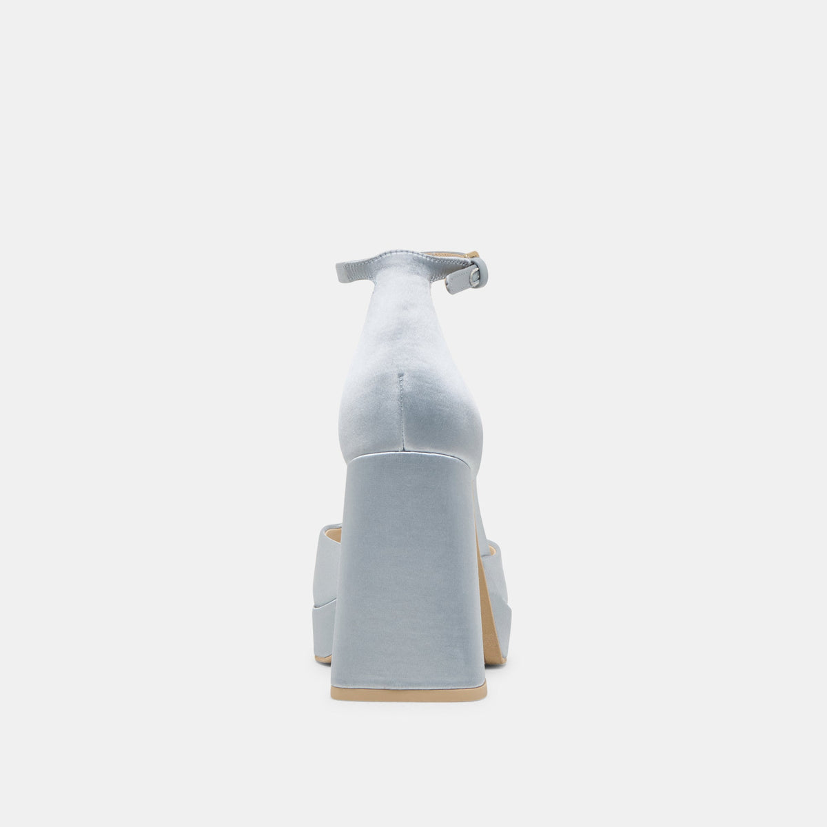PANDRO HEELS LIGHT BLUE SATIN | Dolce Vita