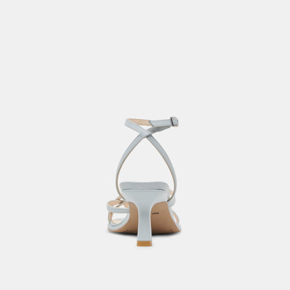 MORAH HEELS ICE BLUE LEATHER | Dolce Vita
