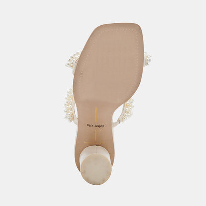 NOEL Heels Vanilla Pearls | Dolce Vita