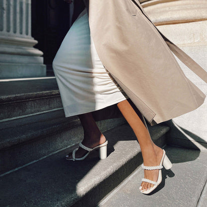NOEL Heels Vanilla Pearls | Dolce Vita