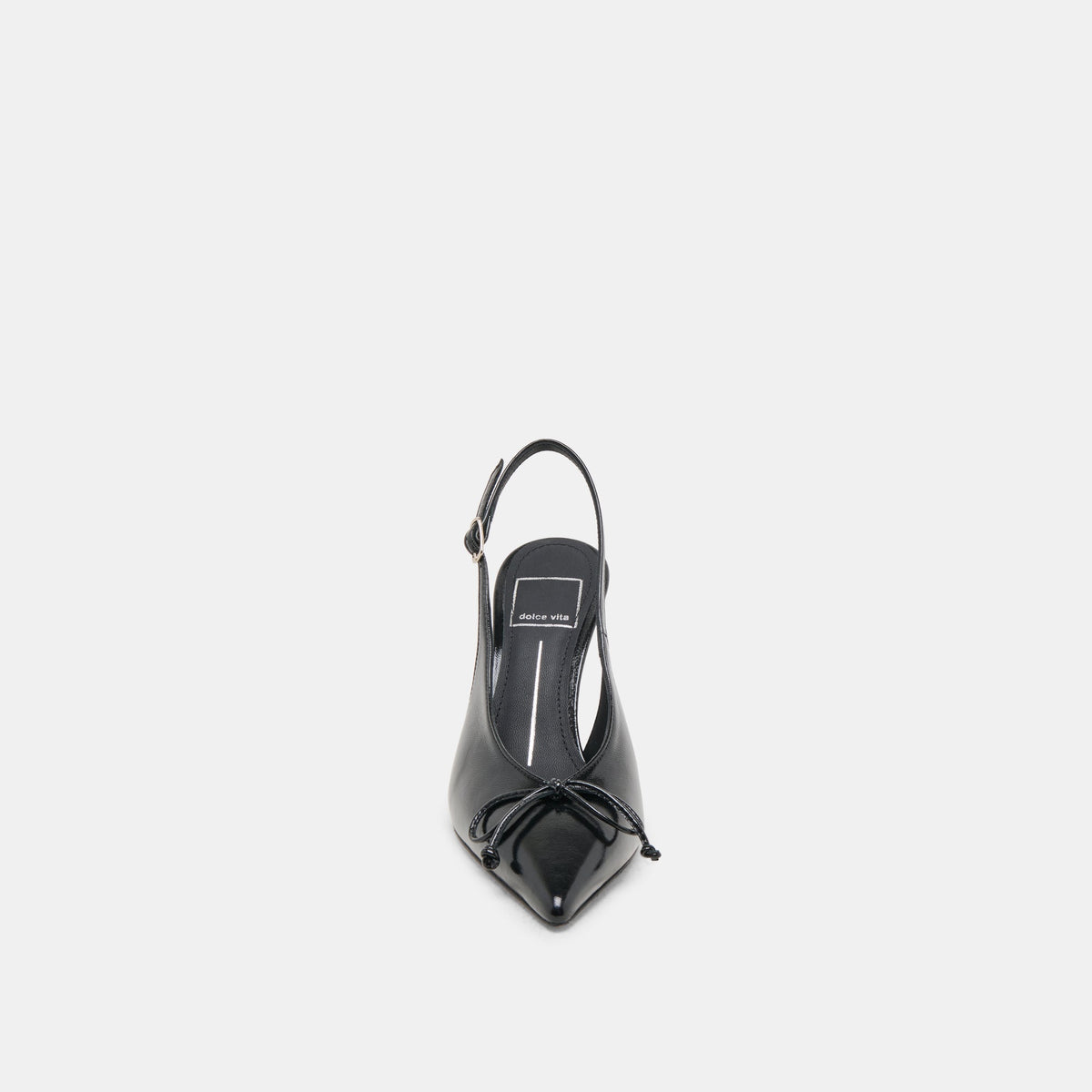 GEENA HEELS BLACK LEATHER | Dolce Vita